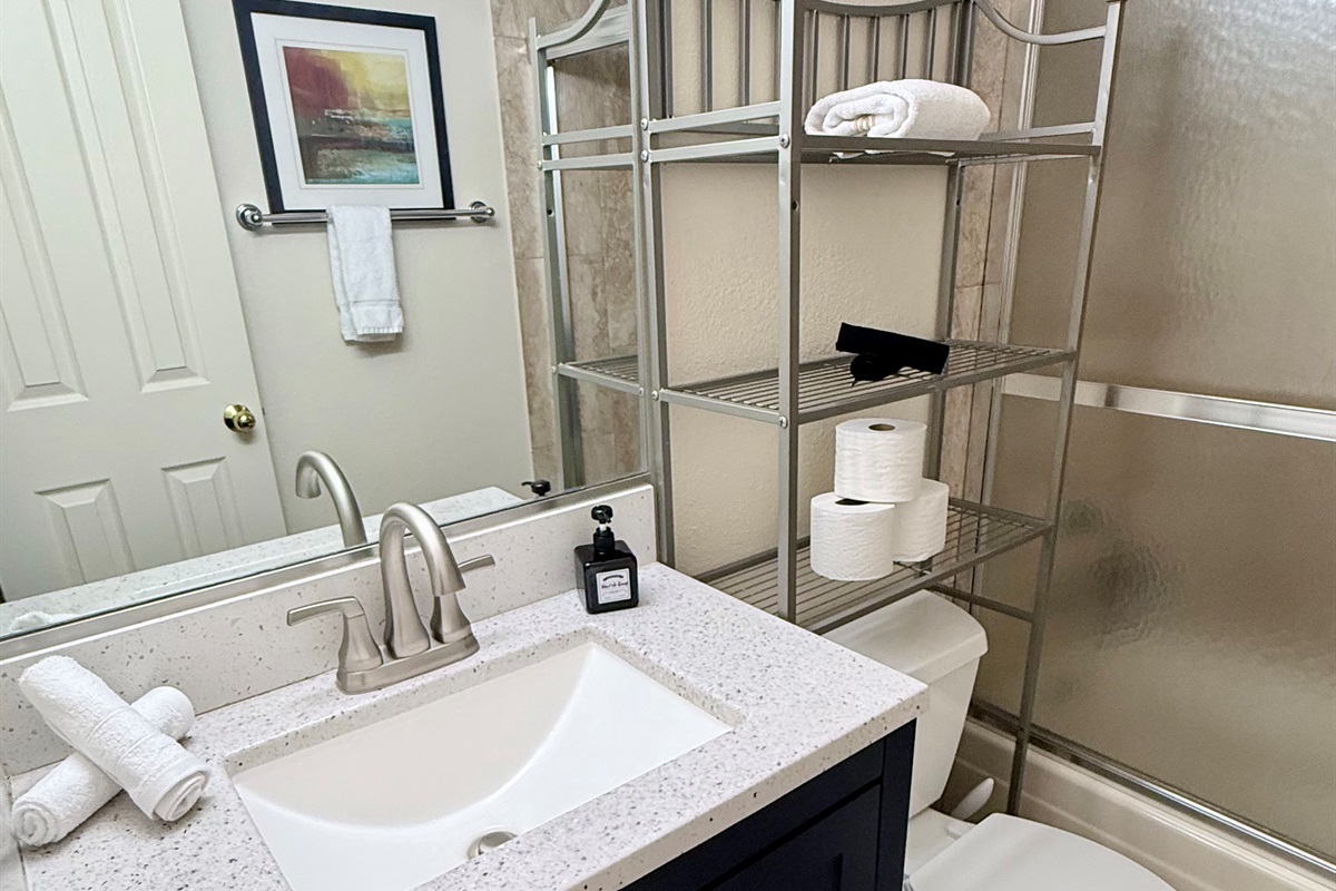 Full Bath with all your basics covered