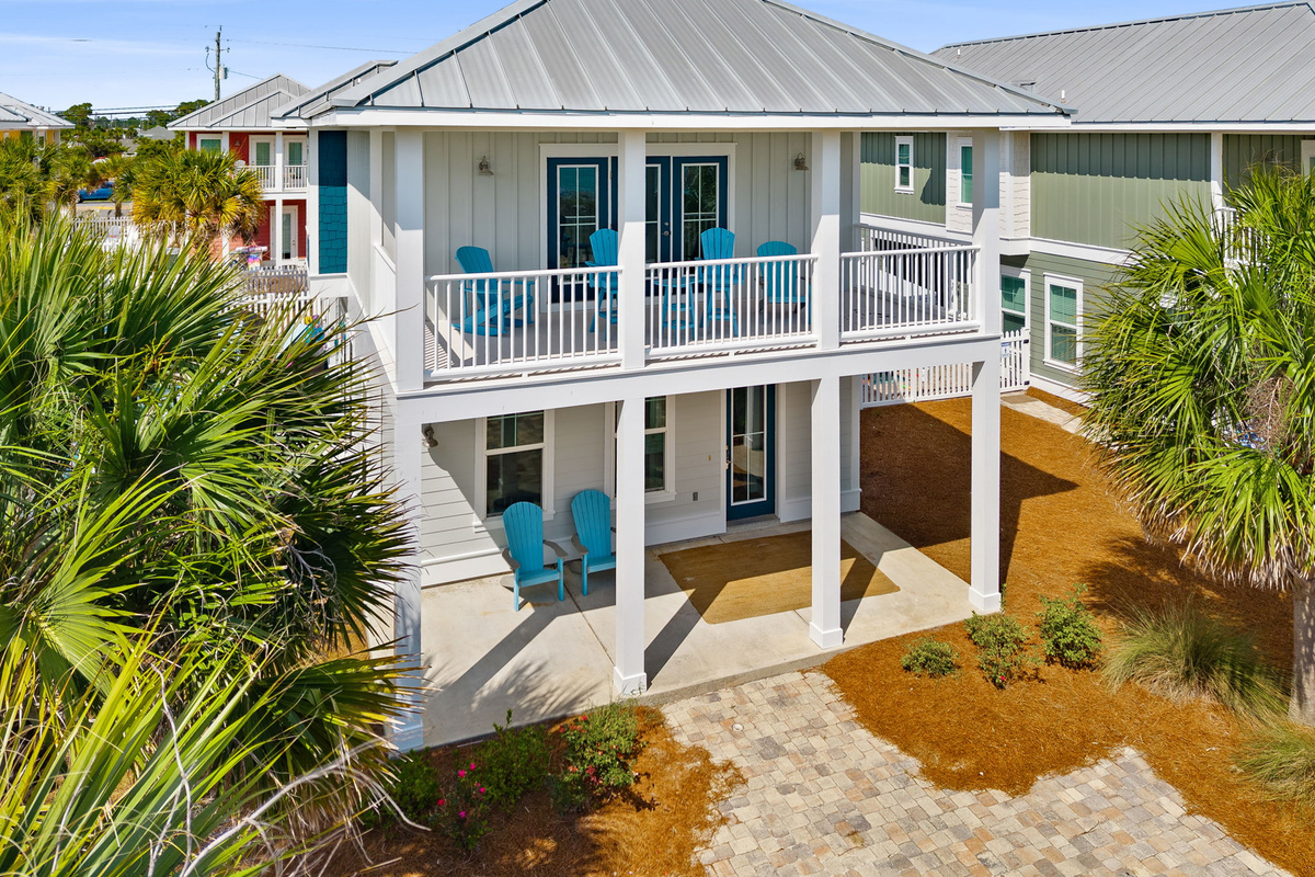Spacious 5-bedroom Panama City Beach vacation home with private saltwater pool, Gulf views & steps to beach access