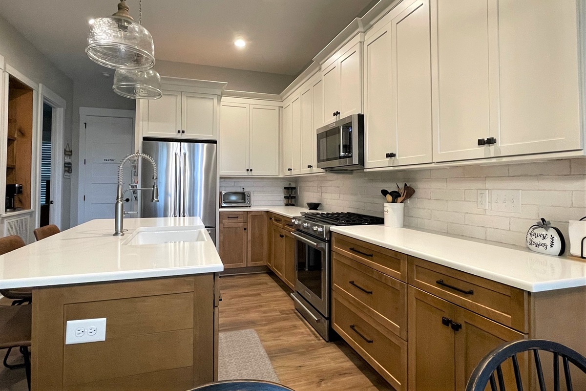 Beautiful Quartz countertops are so easy to keep clean