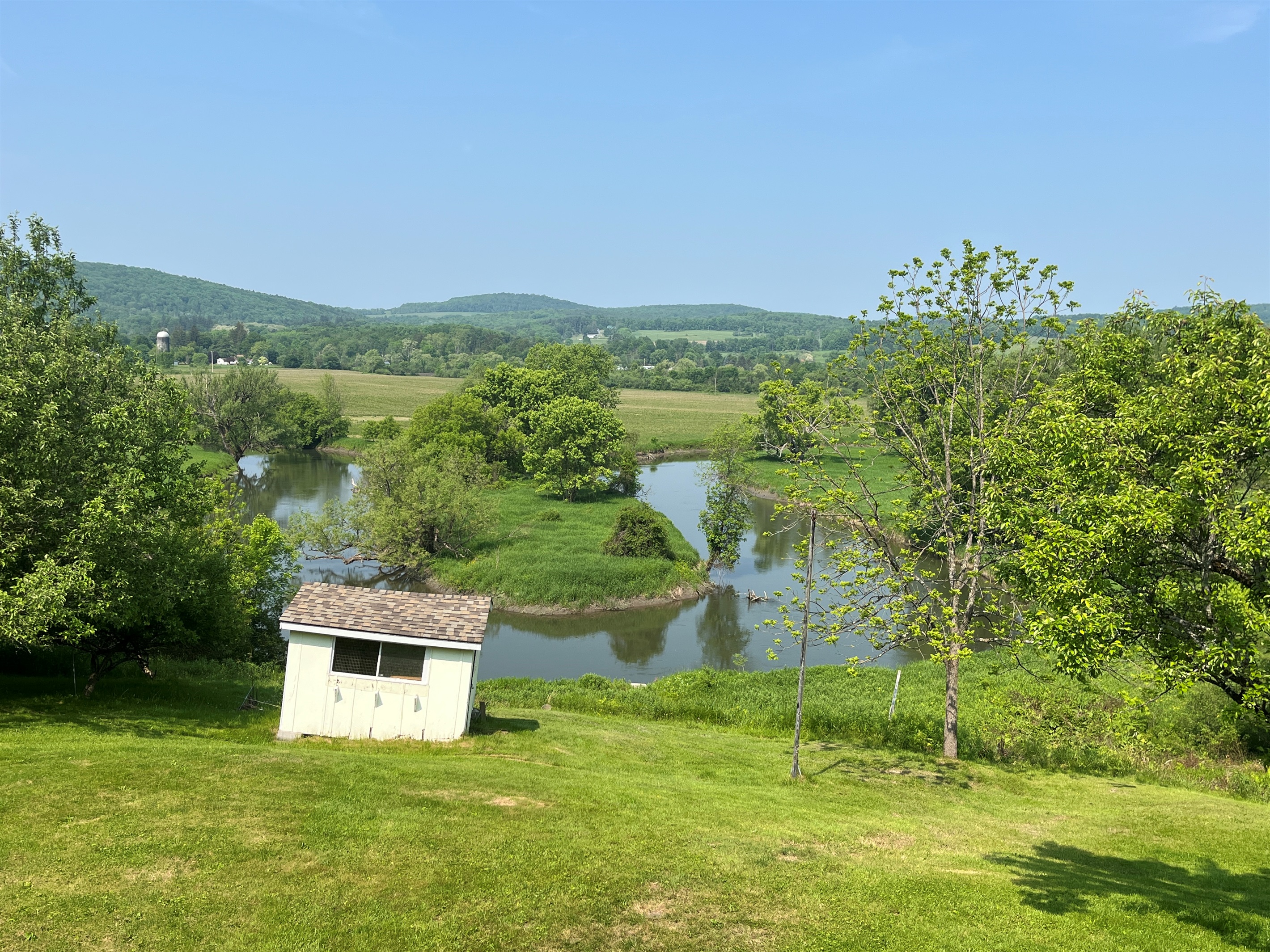 Long-distance view from rear balcony