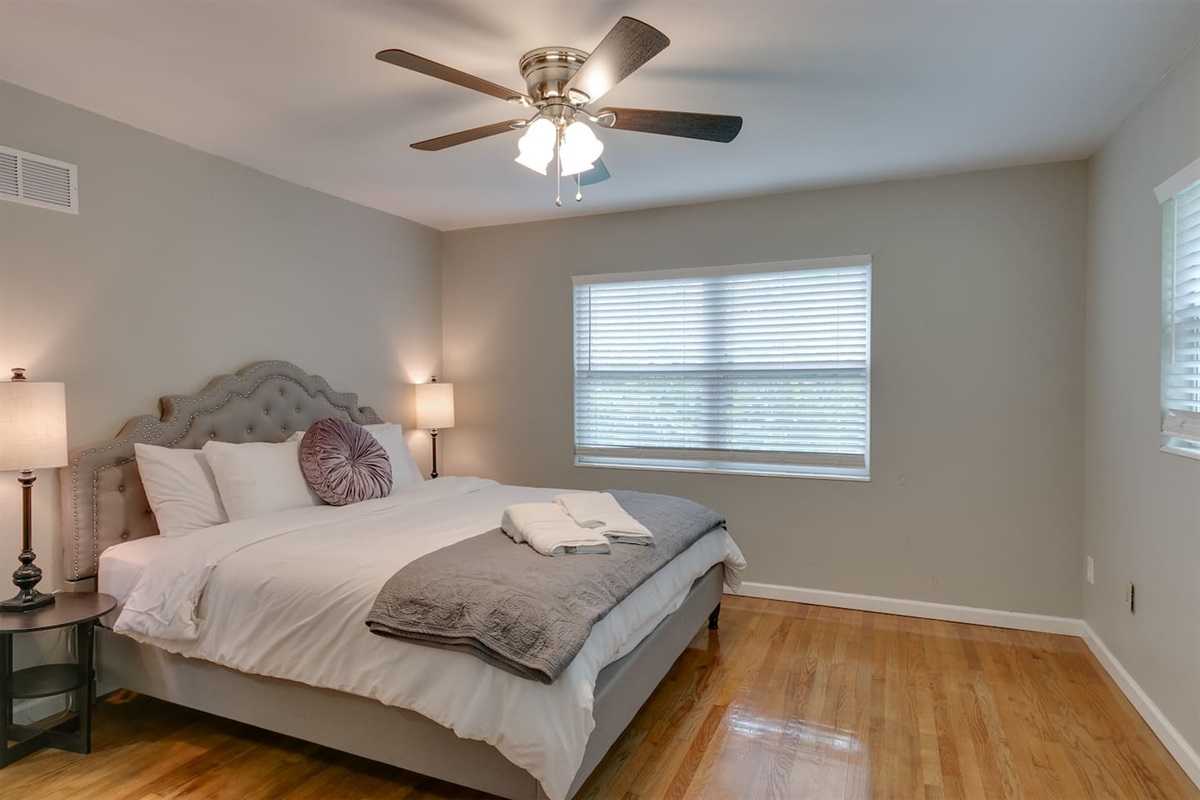 Master Bedroom #1 (King with En-Suite Full Bathroom)