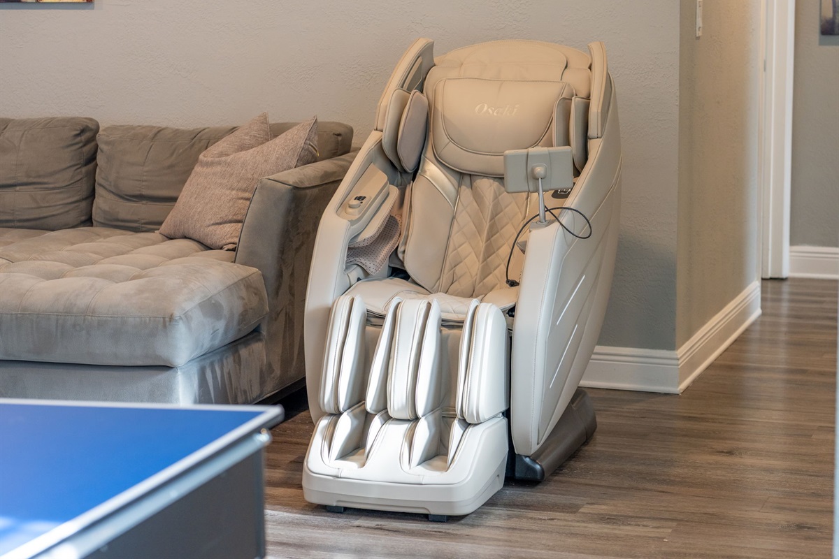 From head to toe, this zero-gravity massage chair offers targeted therapy that melts stress away after a long day of exploring or work.