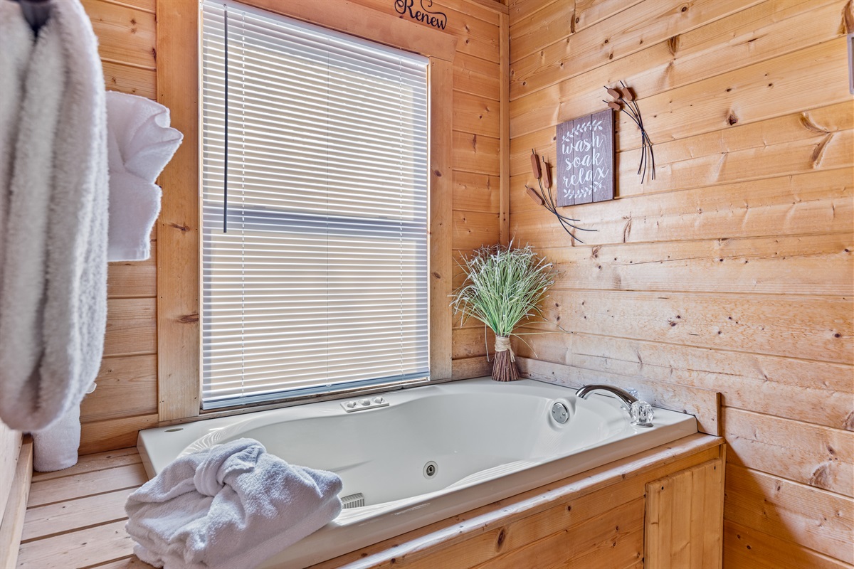 Upstairs Master Tub