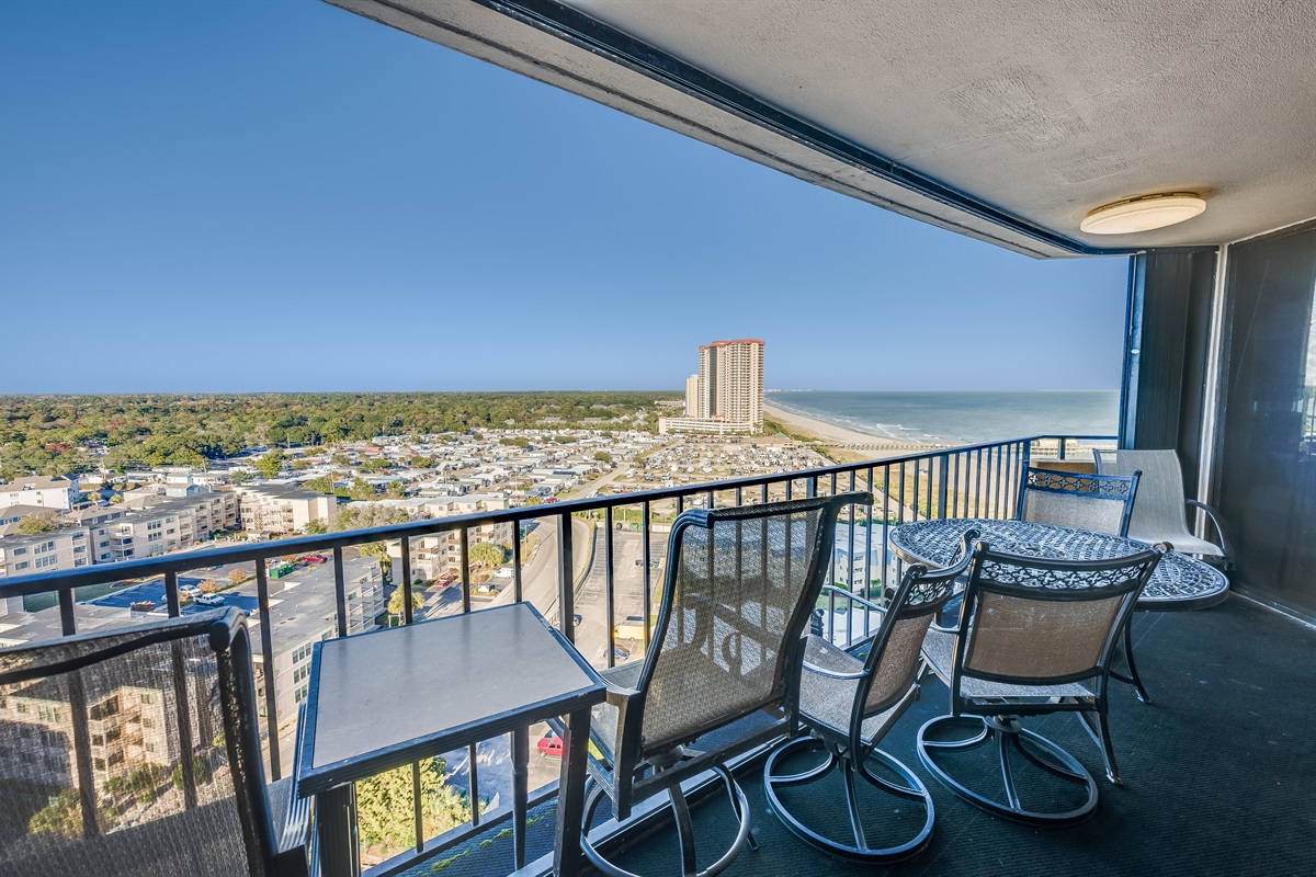 Breathtaking Views from Balcony!