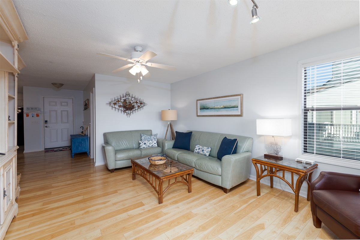 Spacious open concept living room