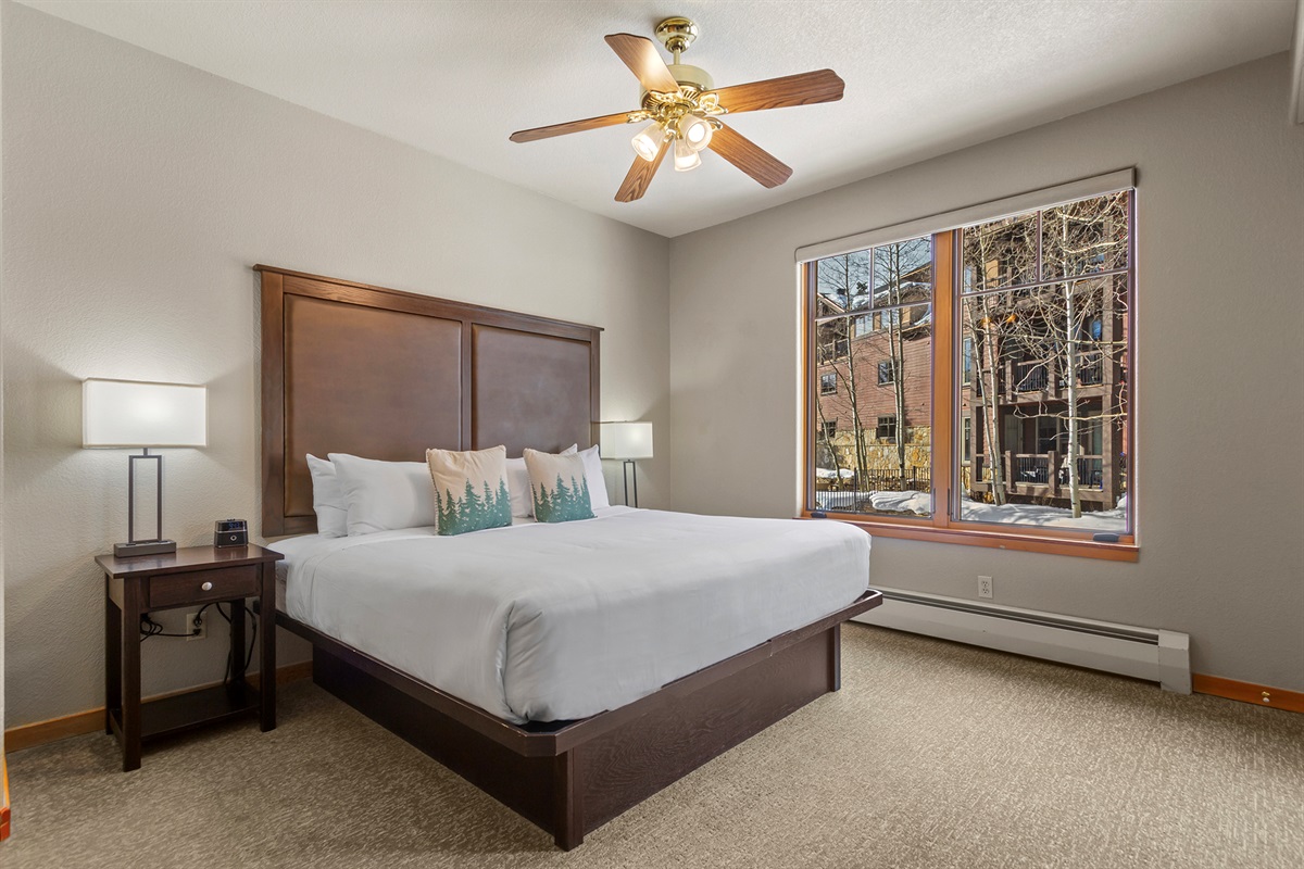 King size master bedroom 