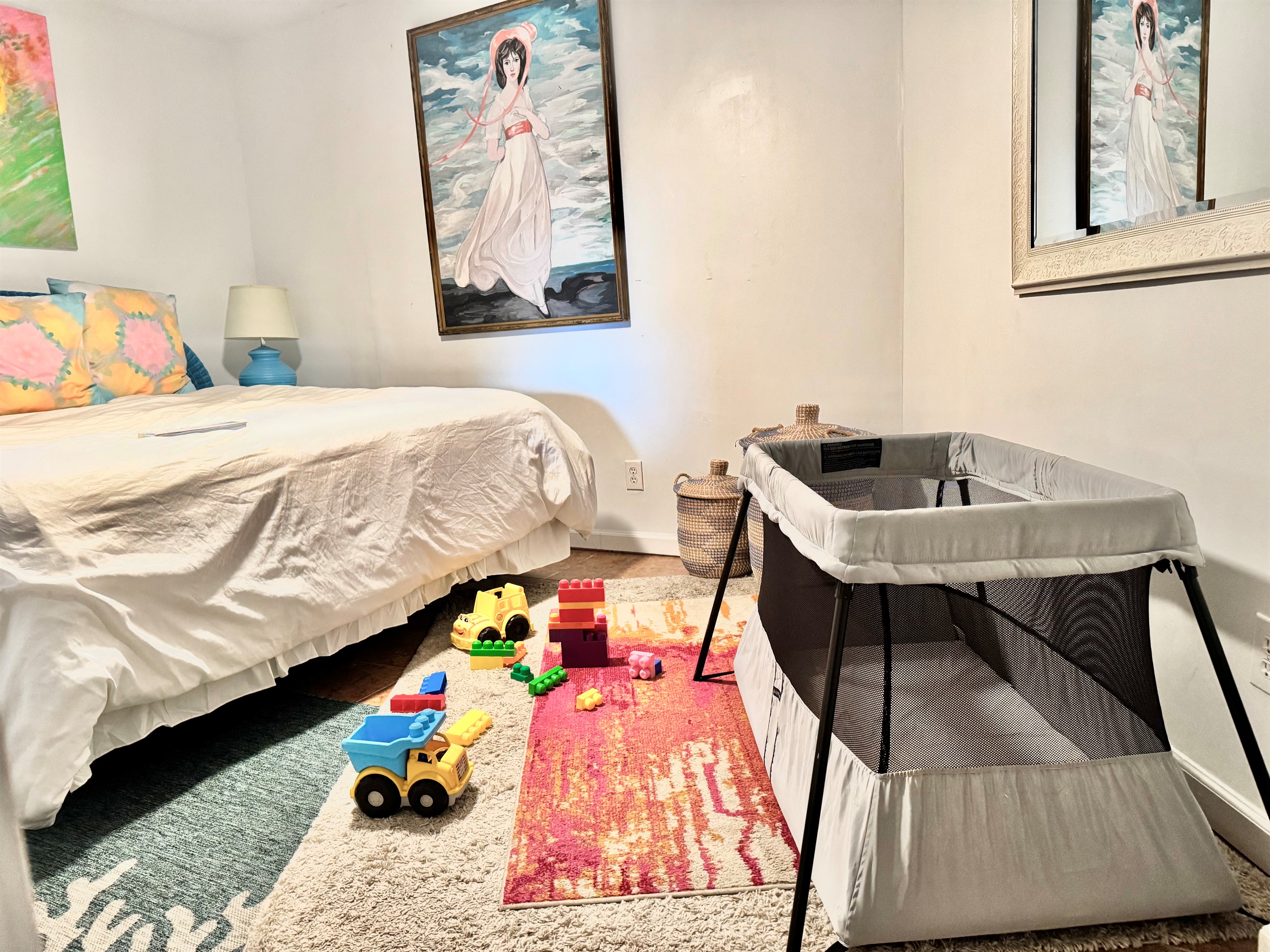 Bedroom 2 with Crib Available