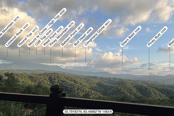 Your view from Above the Mist of the Mountain Peaks in the National Park