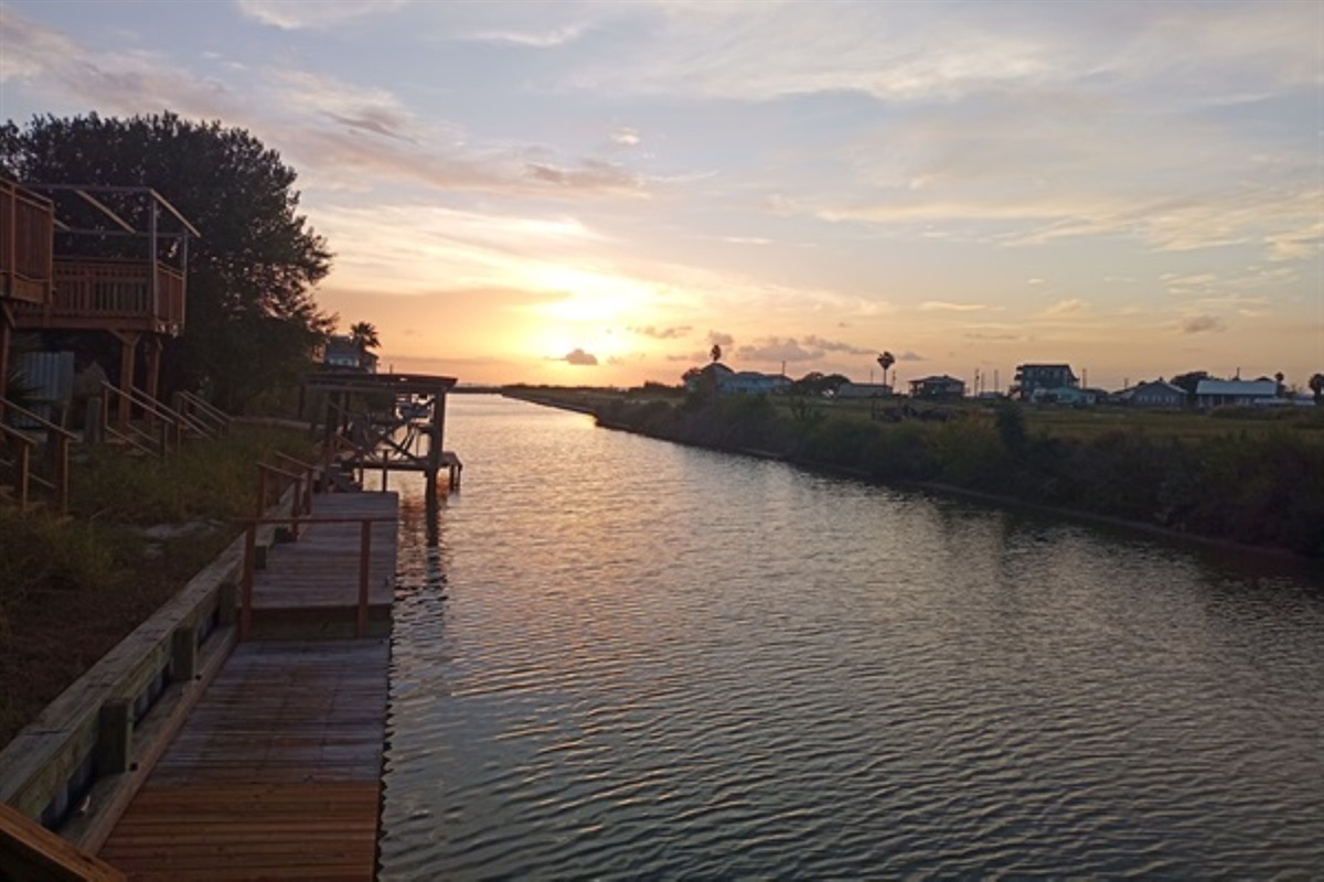 View looking west towards Copano Bay
