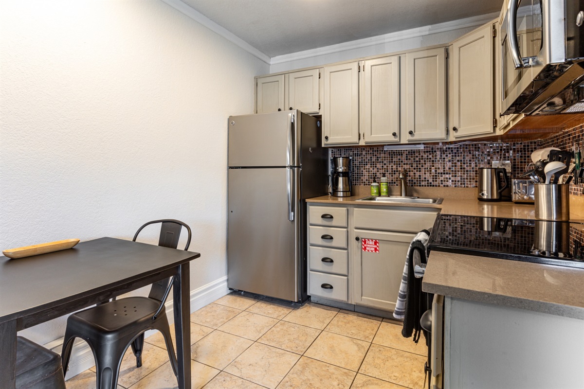 Well equipped kitchen