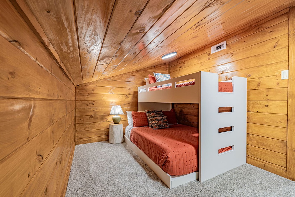 Whether it’s cousins, siblings, or friends, the twin-over-full bunk makes bedtime part of the adventure.