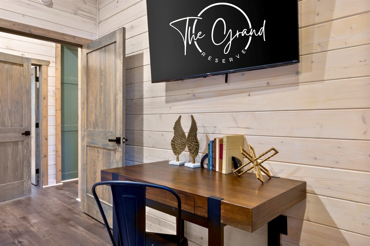 Dedicated Workspace .. Get some work done while you are away.