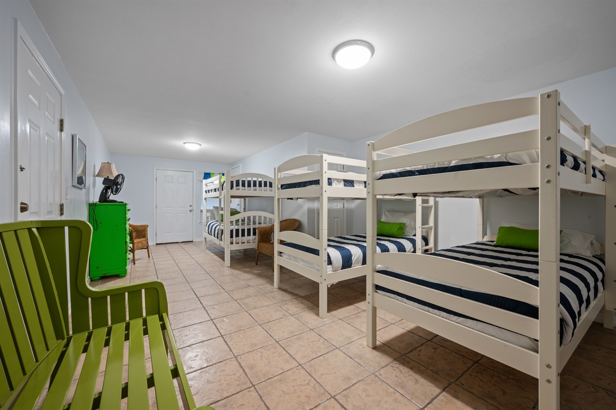 bunk room downstairs