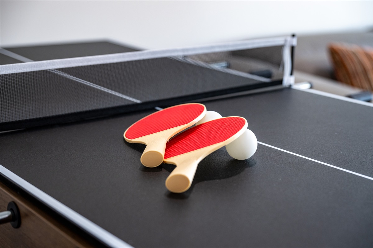 Foosball and Mini Ping Pong