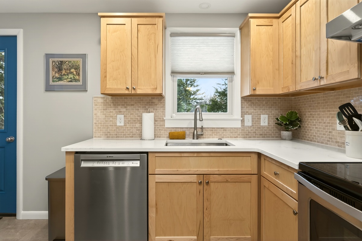 Newly renovated kitchen