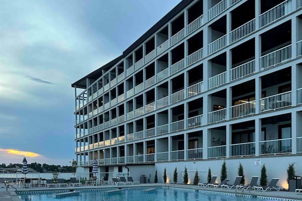 Second floor condo overlooks the pool