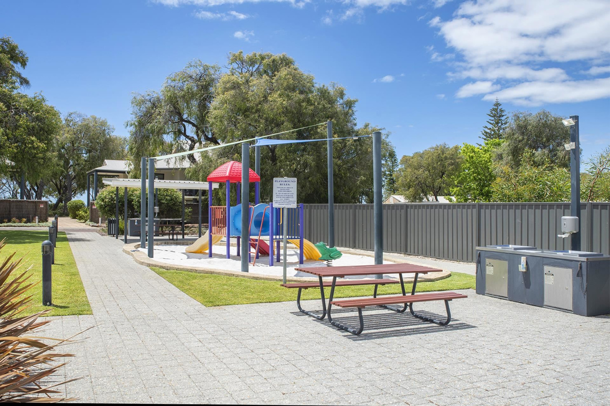 Capeview Resort Playground & shared BBQ area