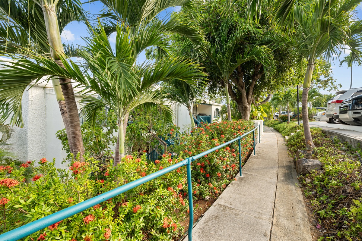 The landscaping at Cowpet makes the neighborhood feel like a magical fairy tale!