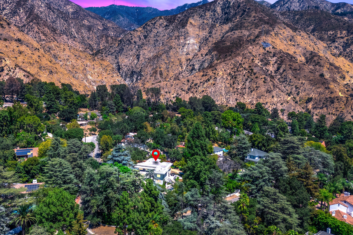 Aerial Perspective of the Entire Retreat