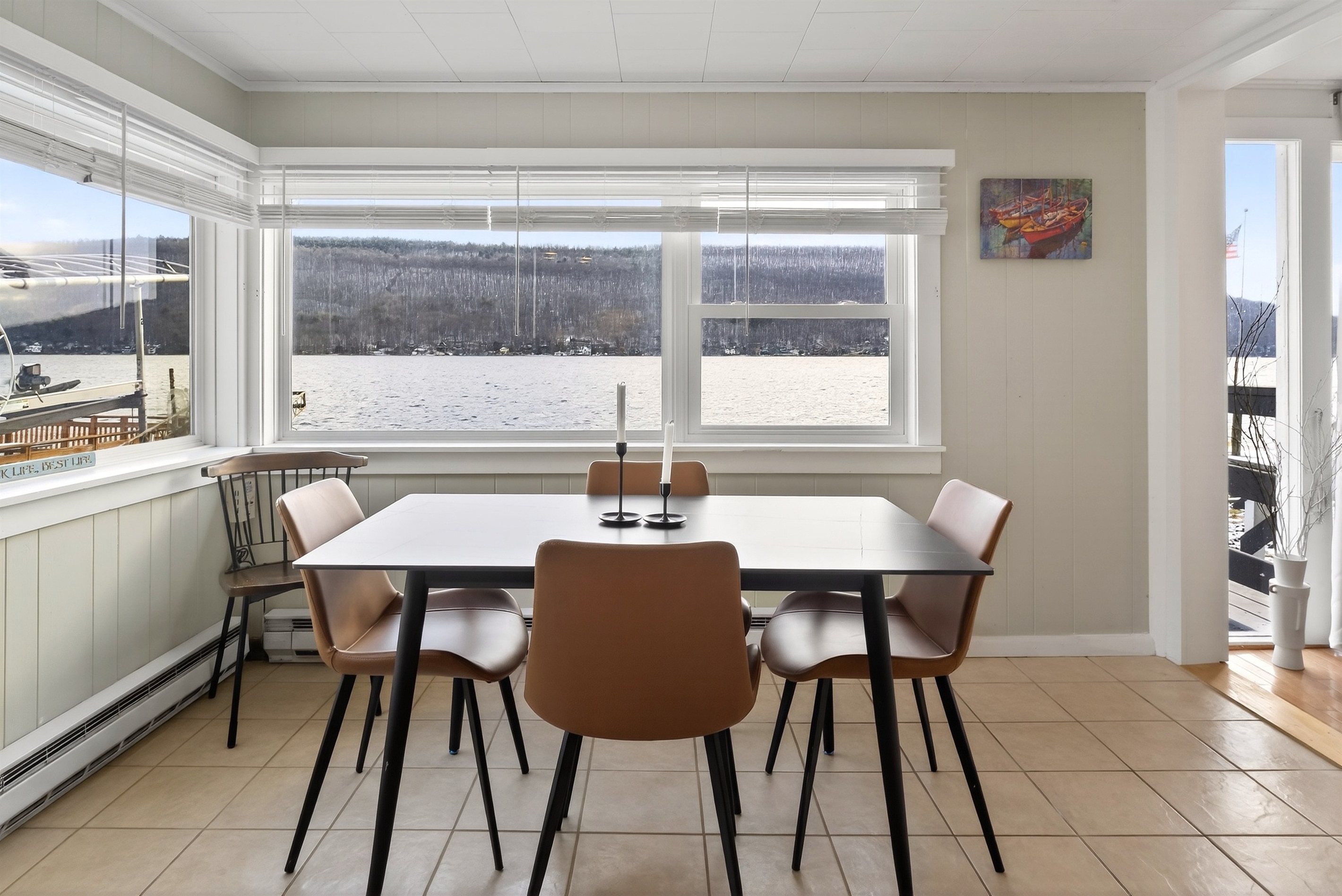 Additional seating in kitchen