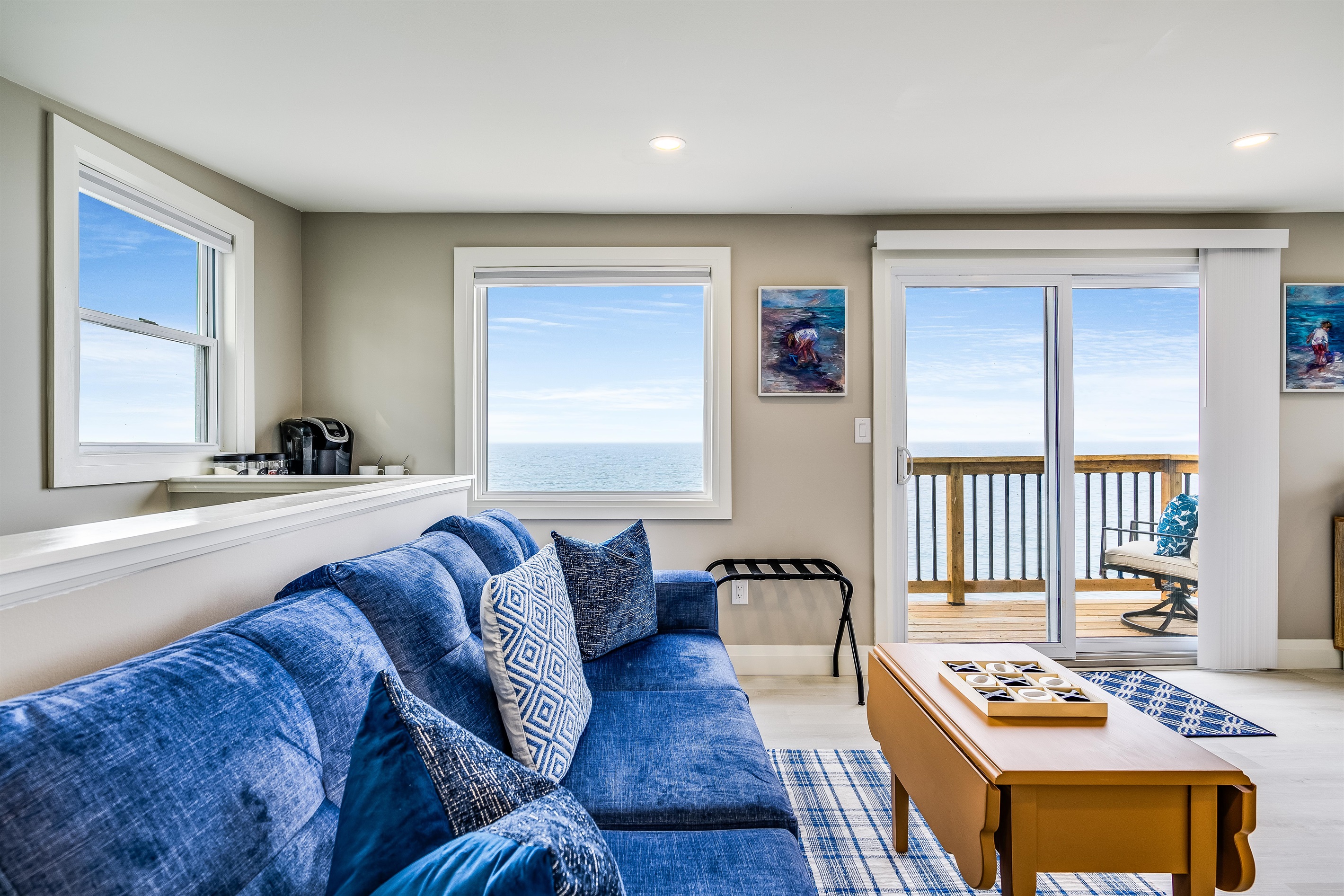 King Bedroom with sleeper sofa