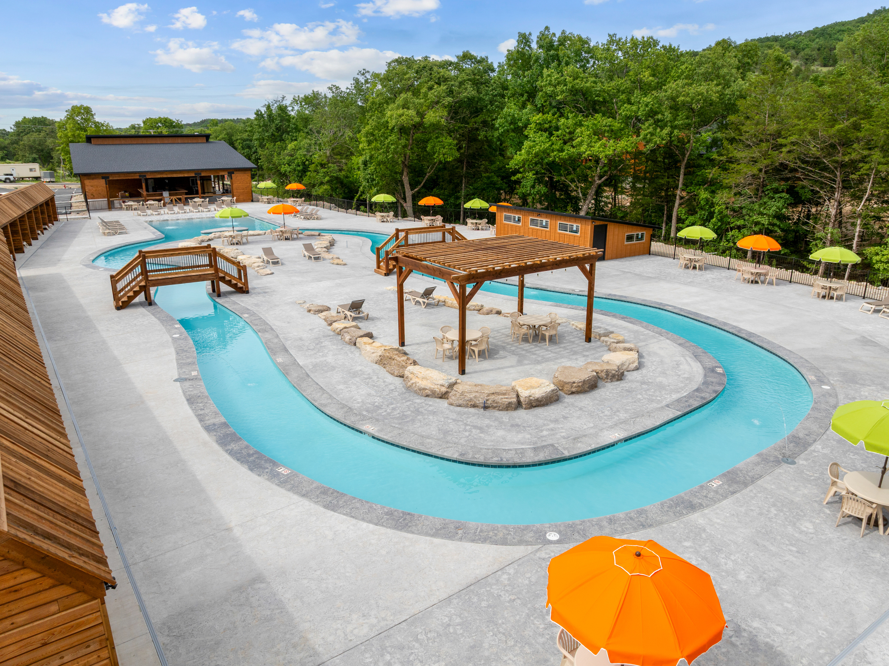 The Lazy River is now open through September! A unique amenity you won't find anywhere else. So much fun for the whole family!