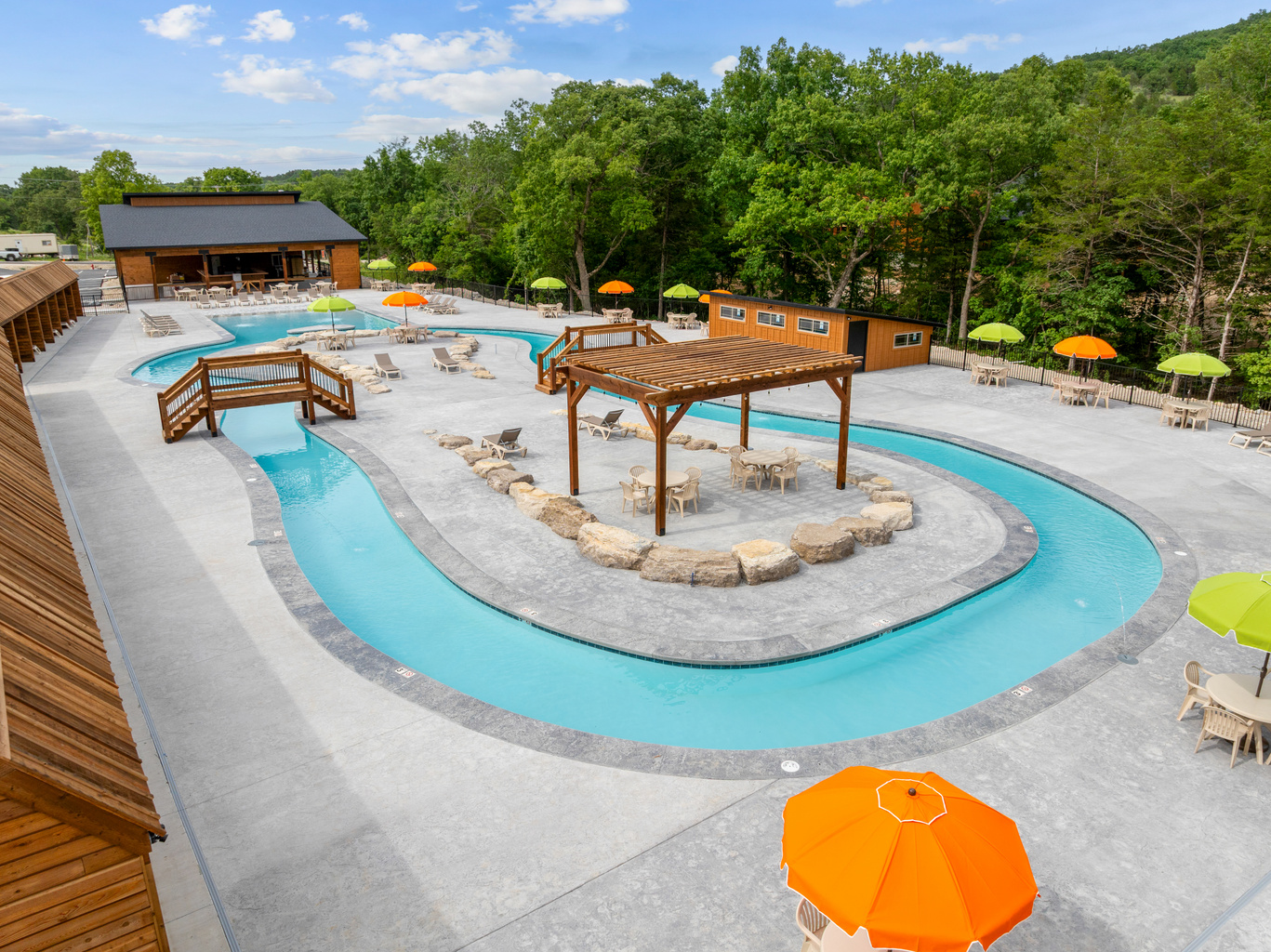 The Lazy River is now open through September! A unique amenity you won't find anywhere else. So much fun for the whole family!