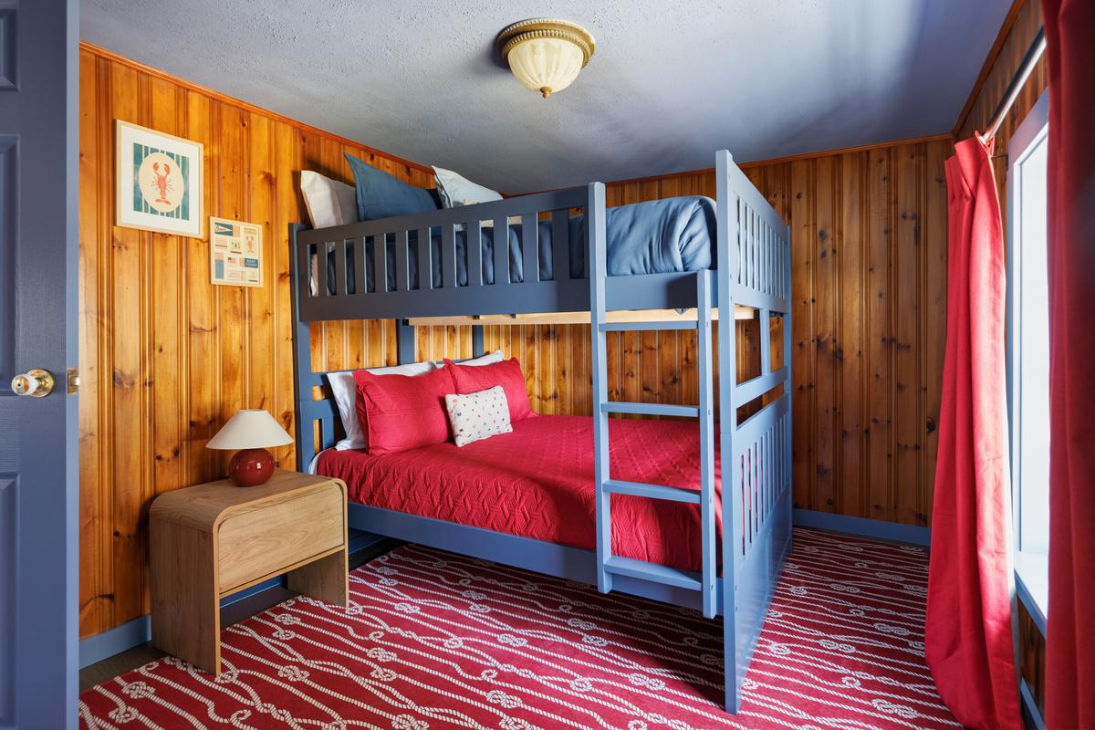 Fourth bedroom means the house sleeps ten without anyone drawing the short straw — each room has its own layout and its own feel.