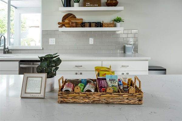 Complimentary extras for anything you left at home.