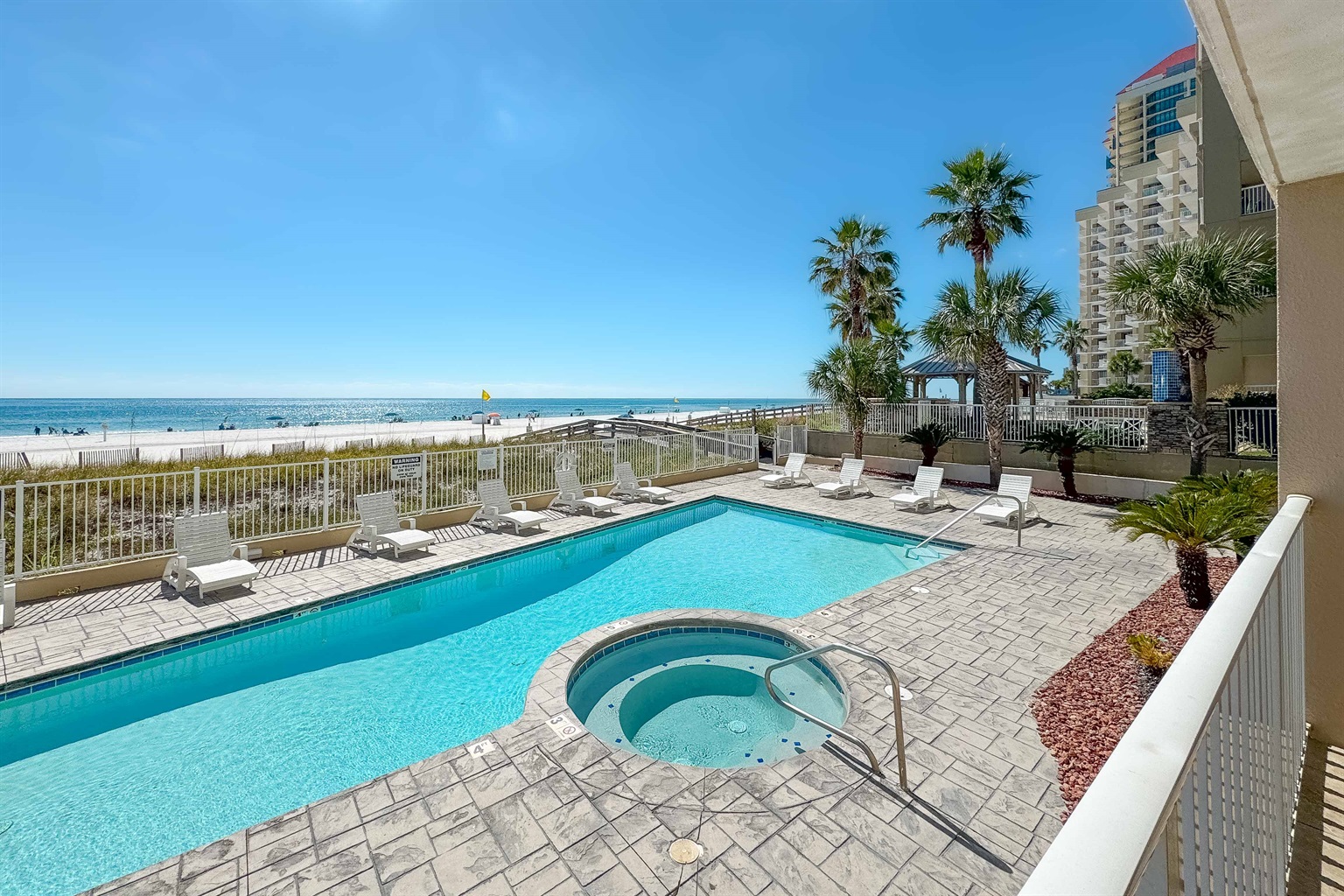 Create lasting memories with family and friends at our beachfront pool.  Fun and relaxation for everyone.