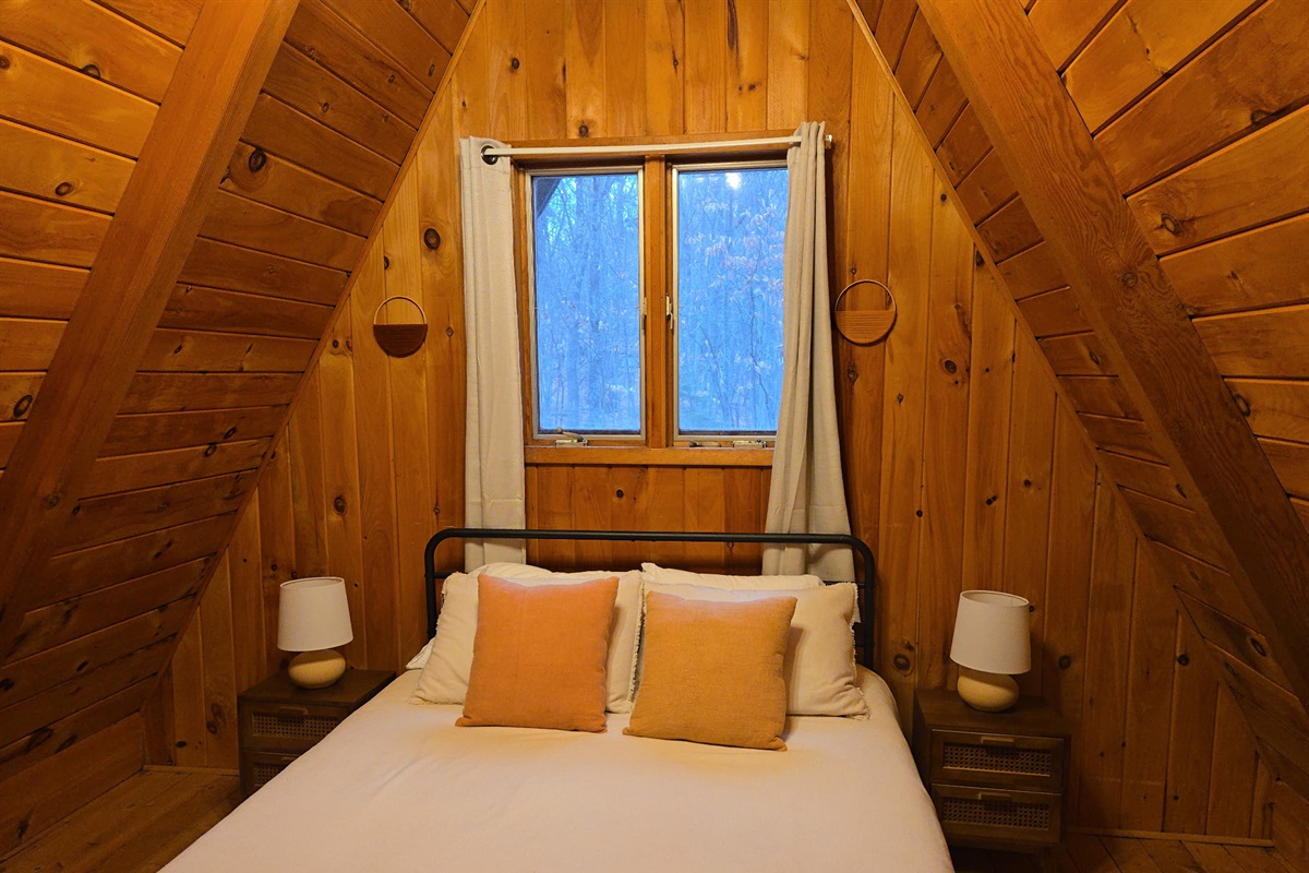 Bedroom in the cozy loft