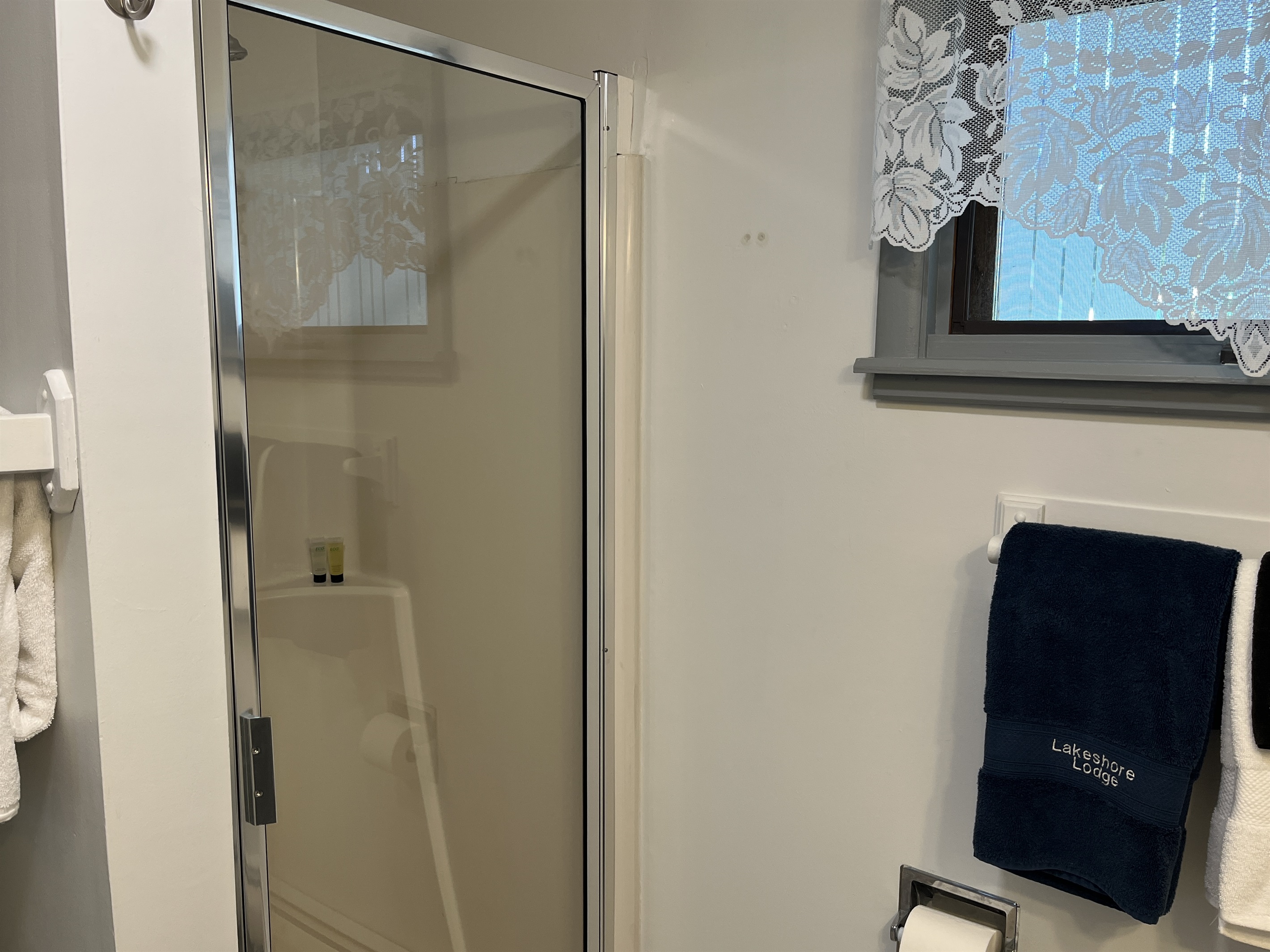 Main level bath with shower