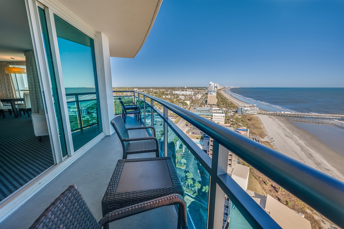 Breathtaking Views from Balcony!