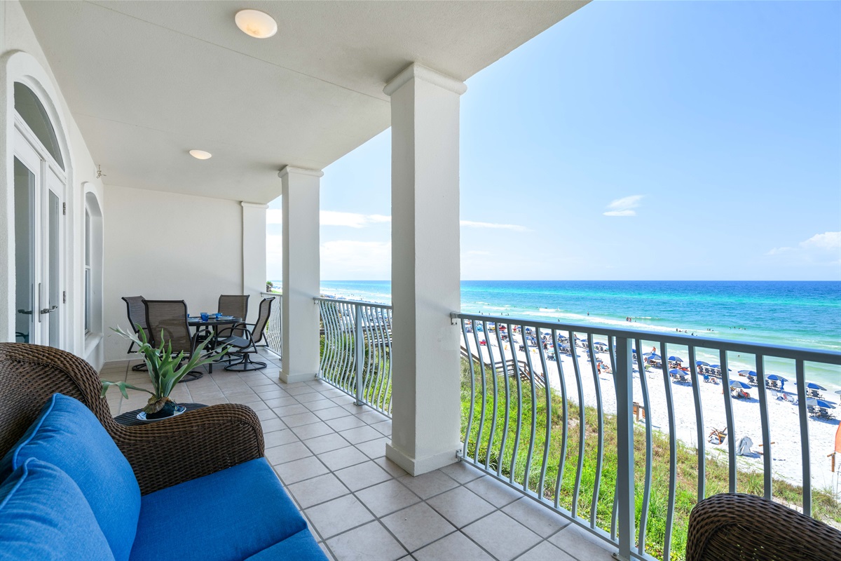 Breathtaking Views on Balcony