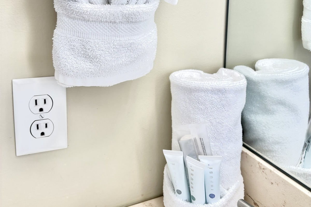 Starter amenities included!