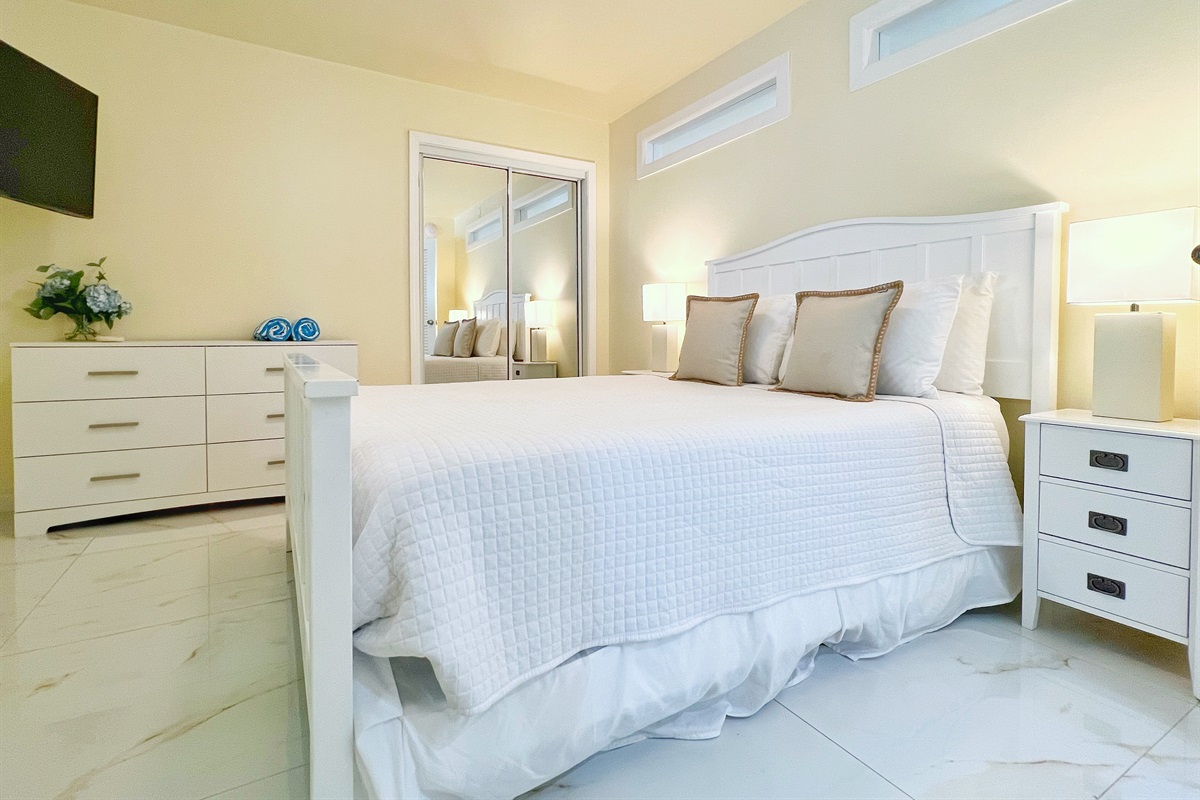 Thoughtfully designed with comfort in mind&mdash;clean lines, calm colors, and great lighting.