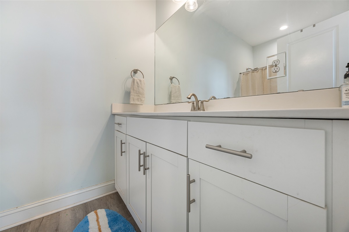 Dual sinks for family or friends