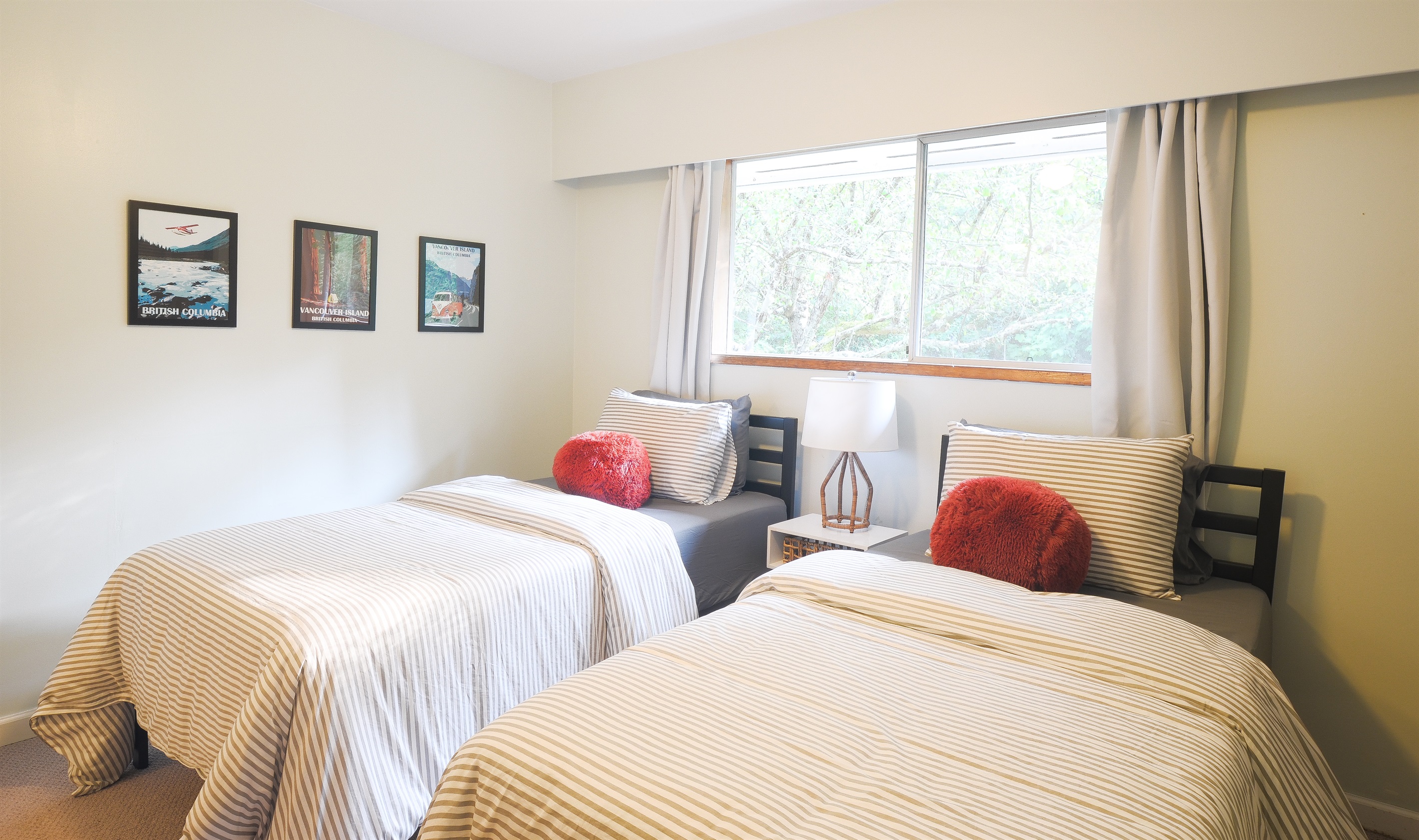 Third bedroom with two twin beds — perfect for kids