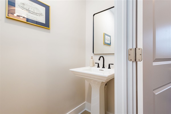 Downstairs Half Bath