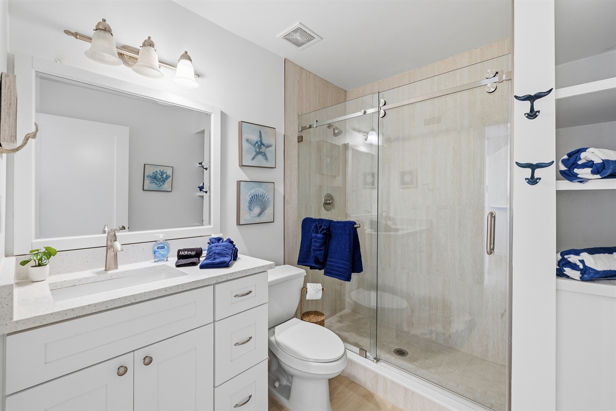 Bathroom, with walk-in shower