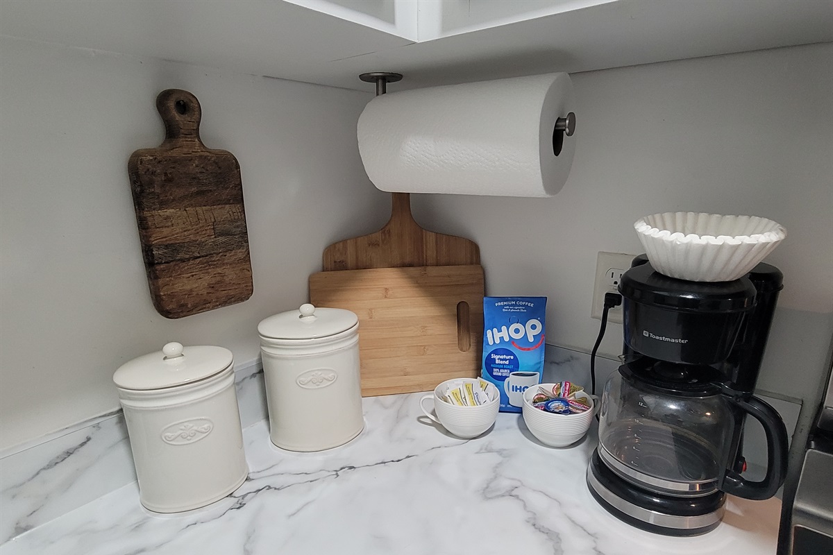 Coffee station—brewed to perfection!