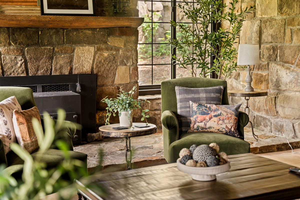 A comfy spot to relax or take in a good book.