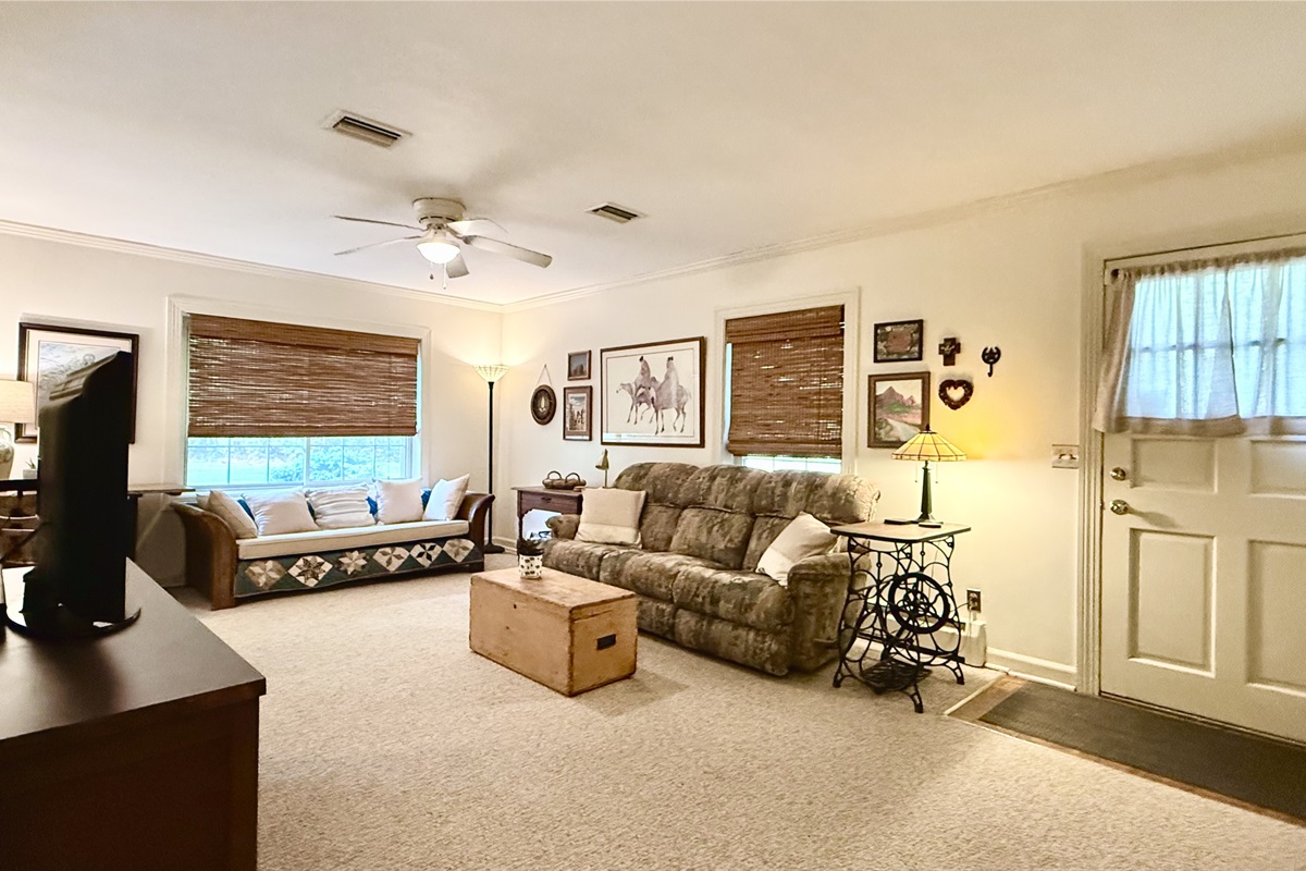 Huge and separate private space at the lower level of the house