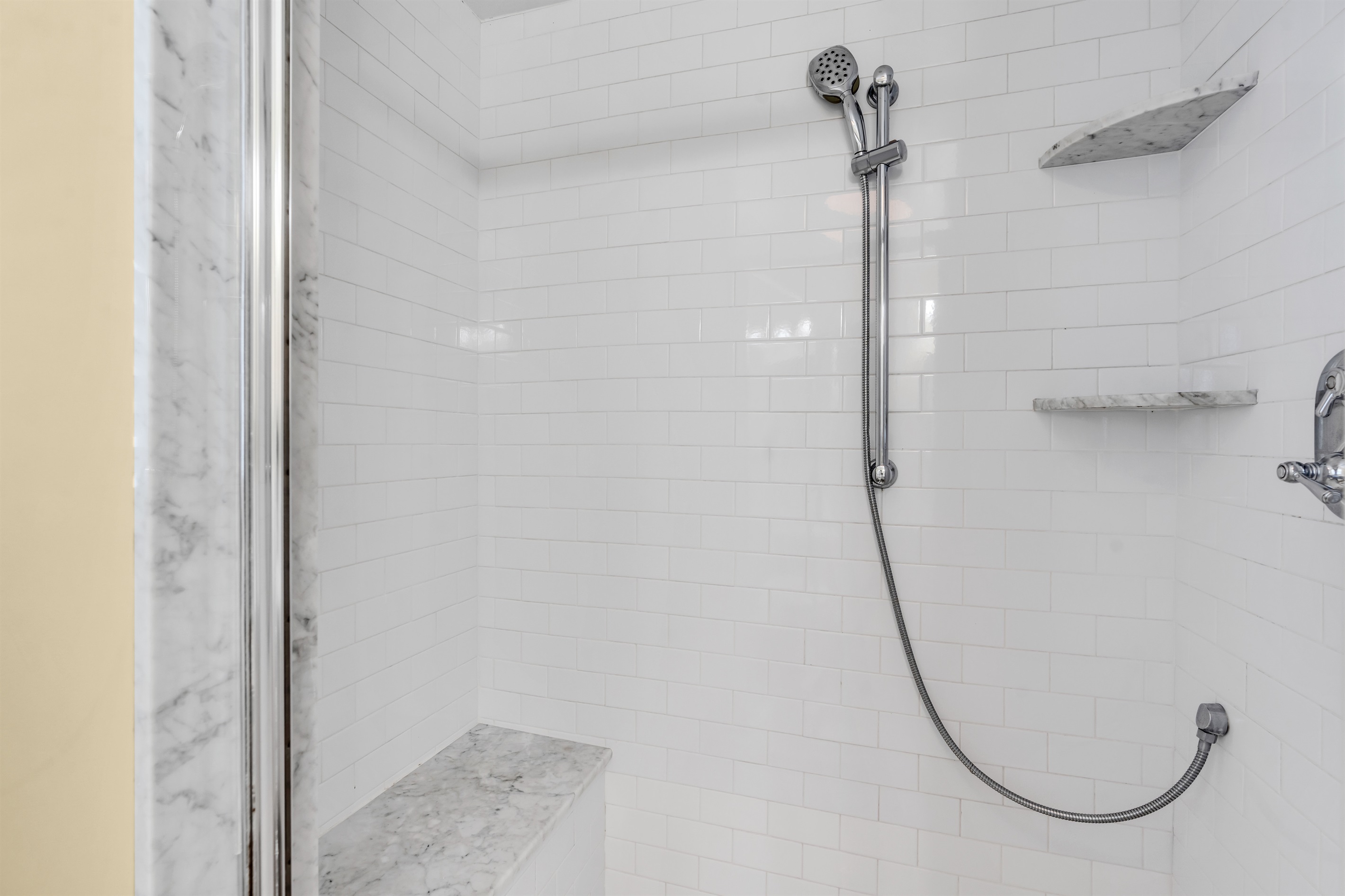 Beautiful tiled shower!