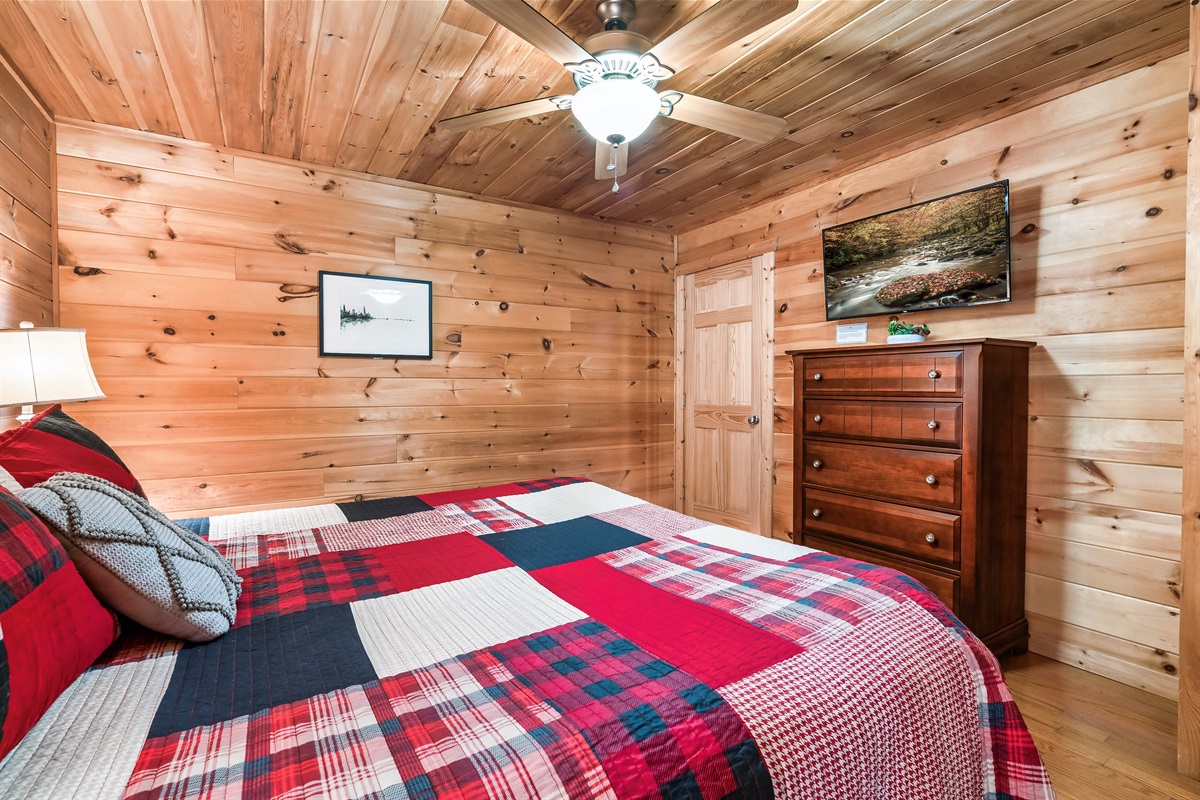 Peaceful bedroom for a restful night’s sleep