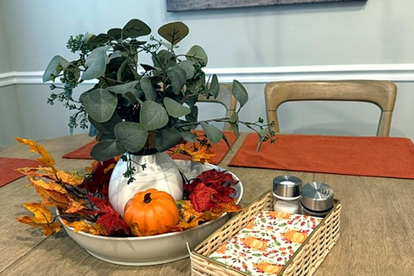 Fall table setting