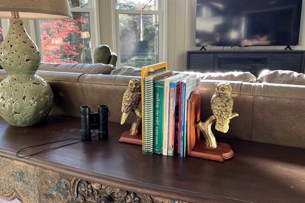 A number of books regarding area attractions and trails guides are provided within the cottage.
