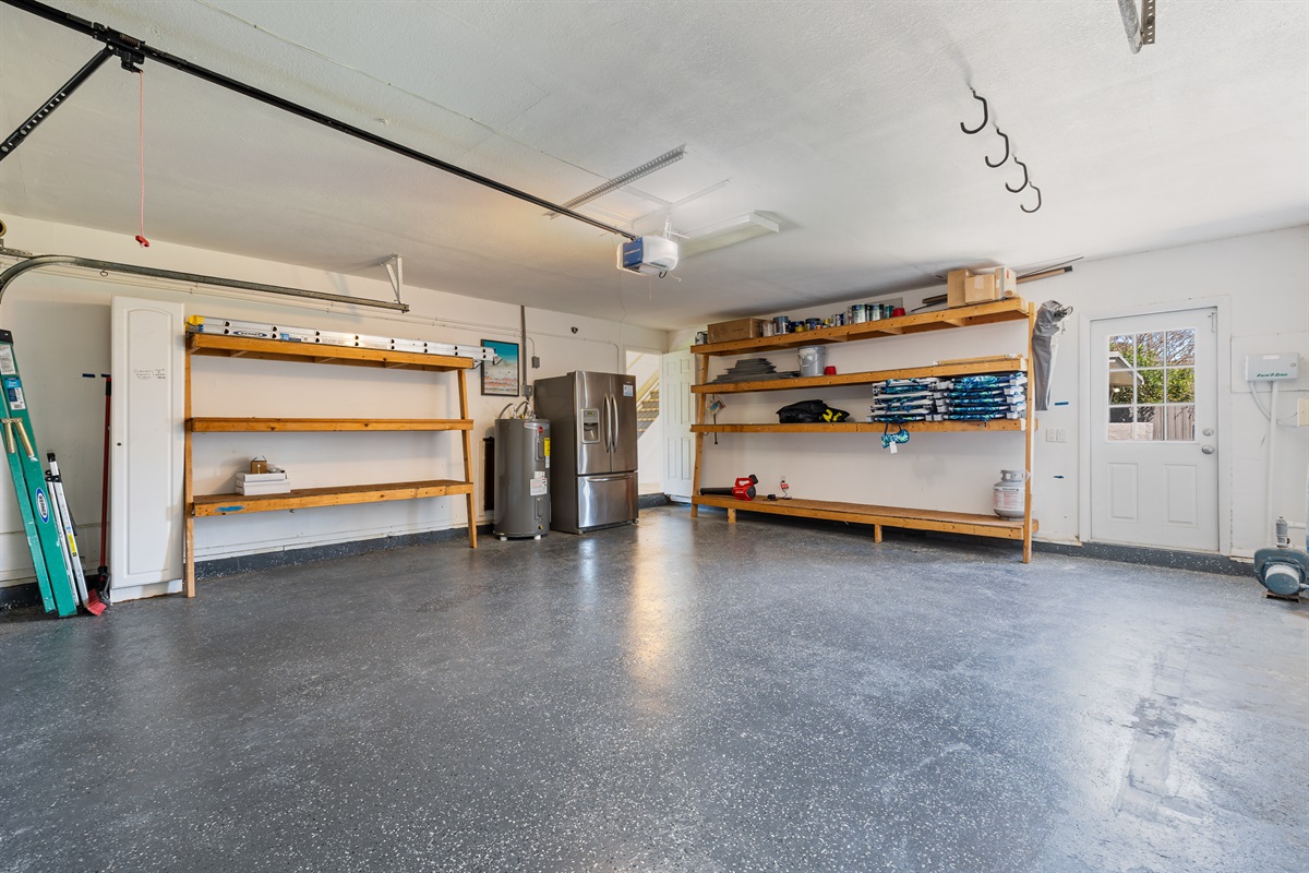 2 car garage to park your vehicles