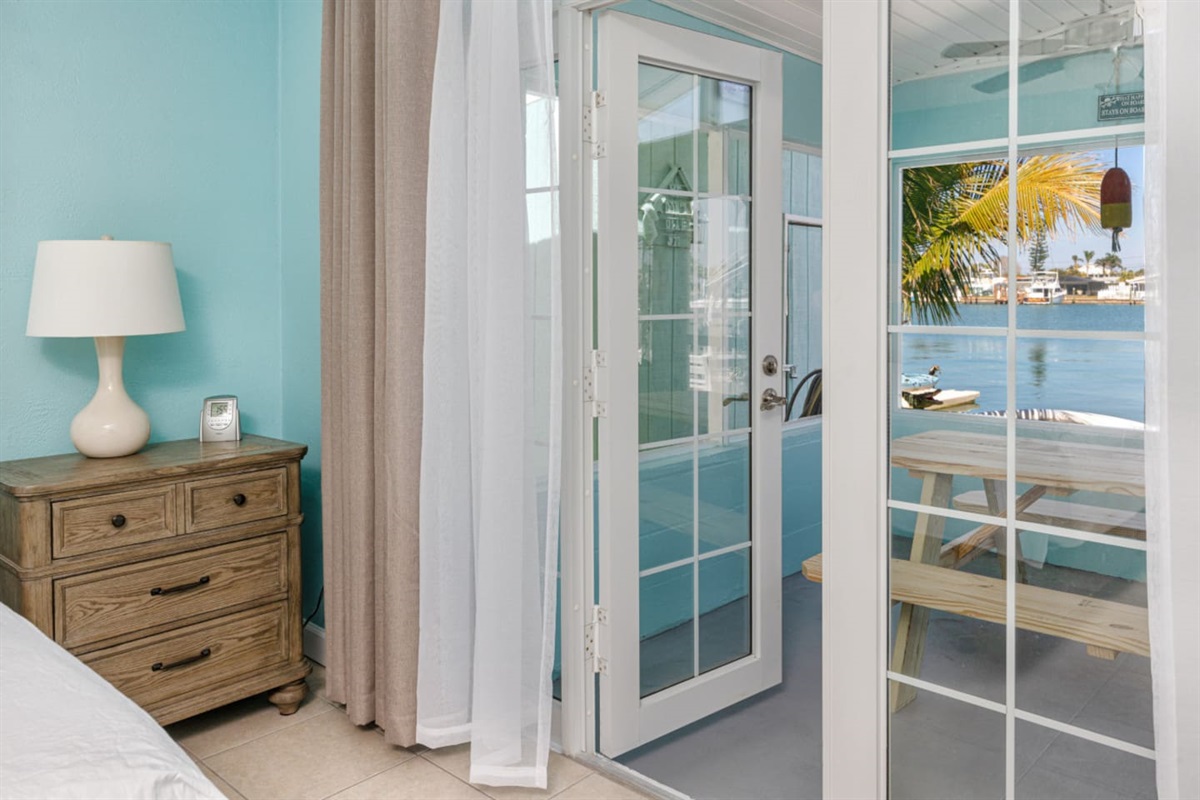 Patio Entrance from Bedroom 1