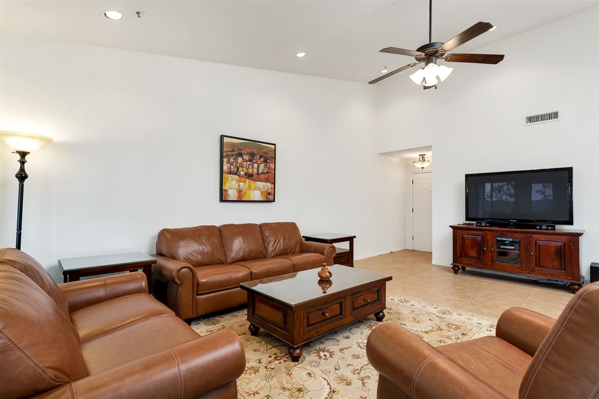 Large HDTV in Family Room